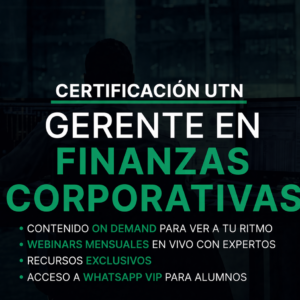 Gerente en Finanzas Corporativas