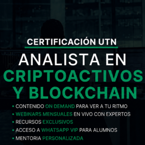 Analista Certificado en Criptoactivos y Blockchain