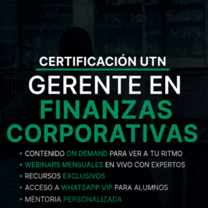 Gerente en Finanzas Corporativas